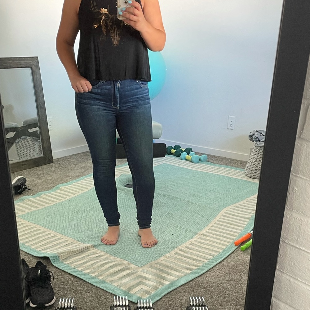 High waisted American Eagle jean
